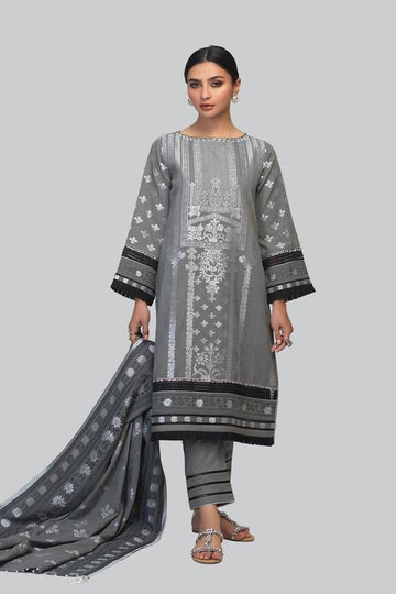 Bonanza Satrangi Asr213p95 D Gray Eid Collection 2021